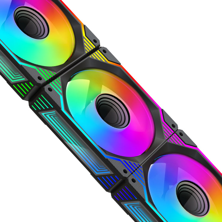 TrueNort Pc Case Fan 120mm RGB 6Pin 12V 3W Black, Single Fan | LC-30-02 TrueNort Pc Case Fan 120mm RGB 6Pin 12V 3W Black, Single Fan | LC-30-02